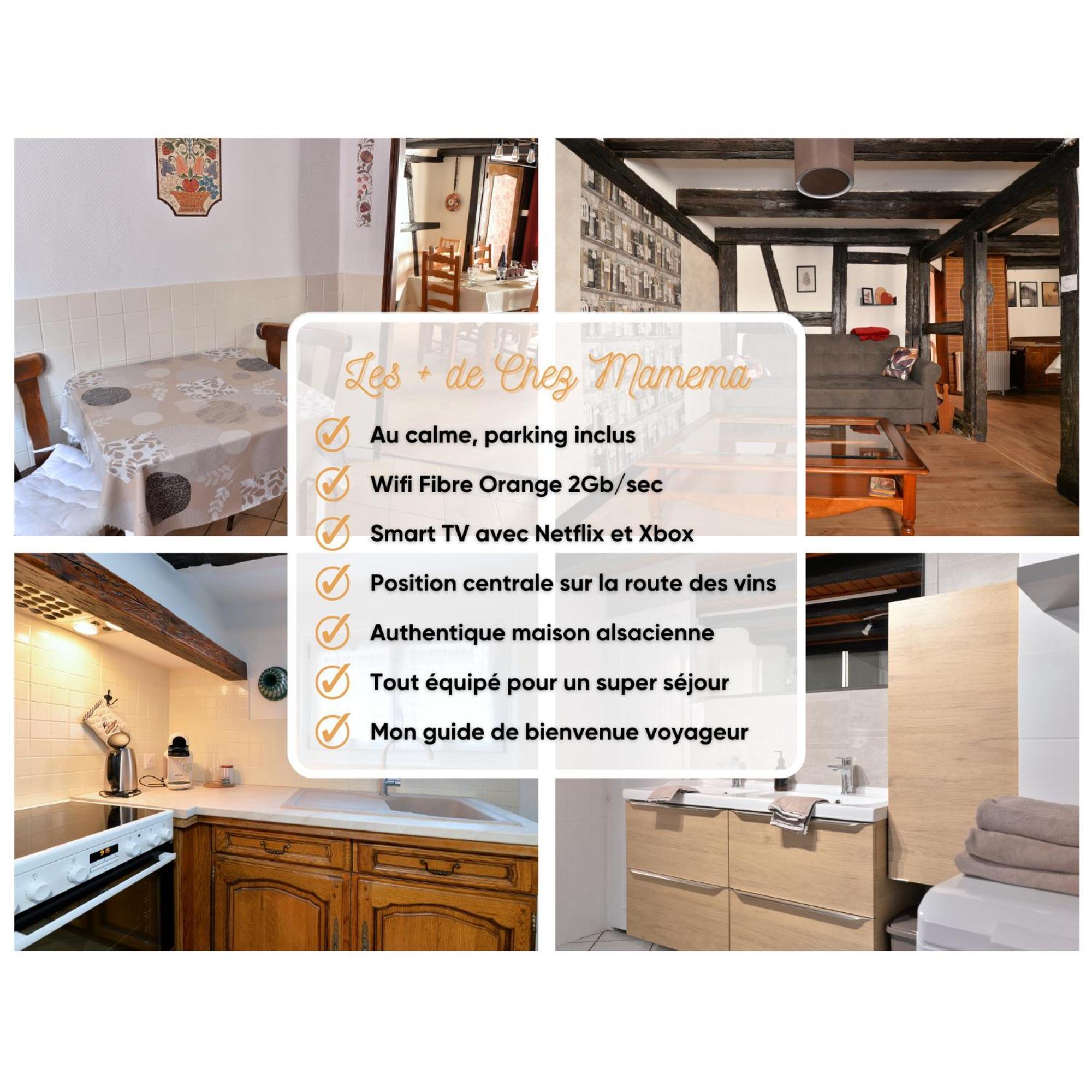 קינצהיים Chez Mamema, Maison Alsacienne Route Des Vins מראה חיצוני תמונה